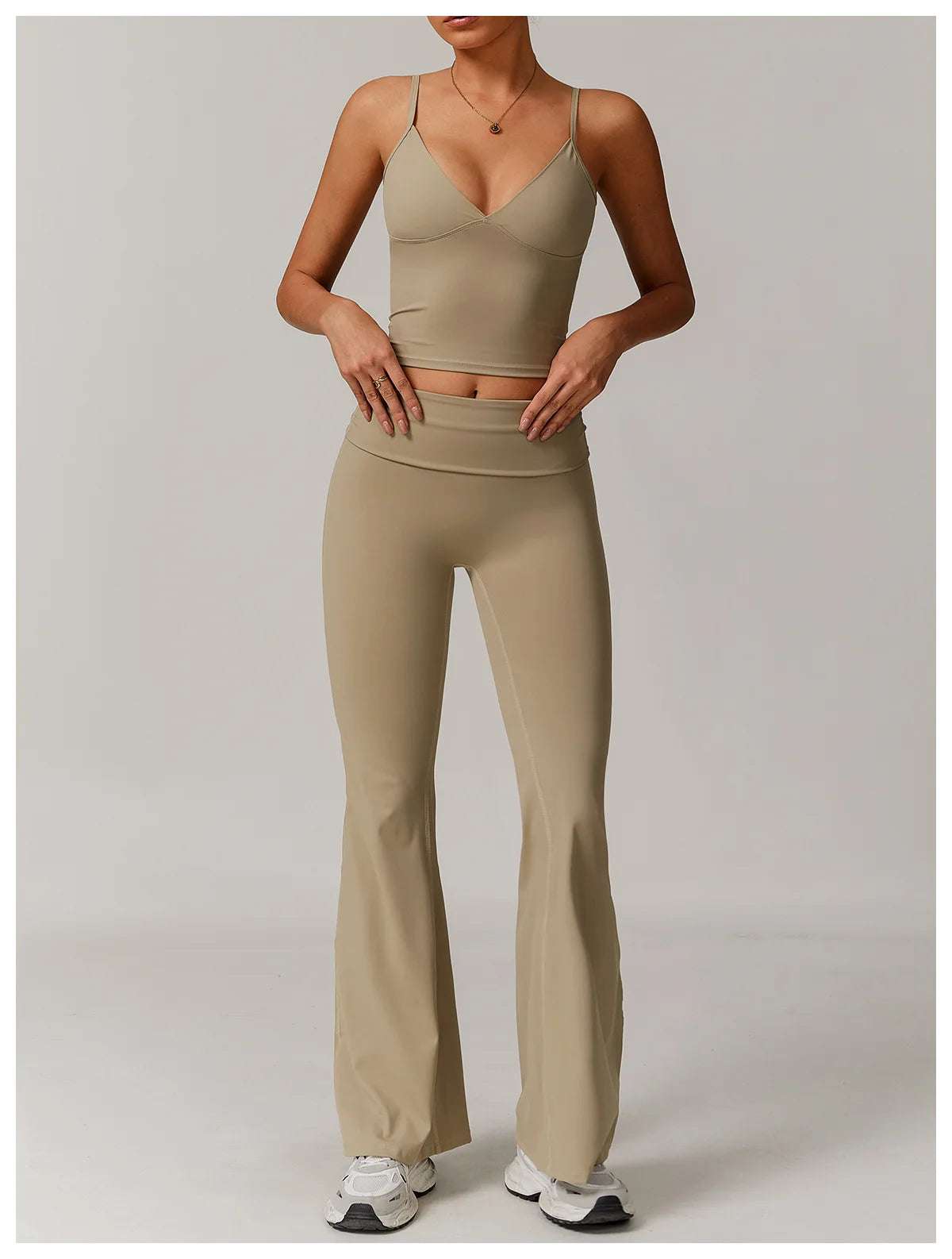 Bell-bottoms High Waist Wide Leg Fitness Workout Leggings