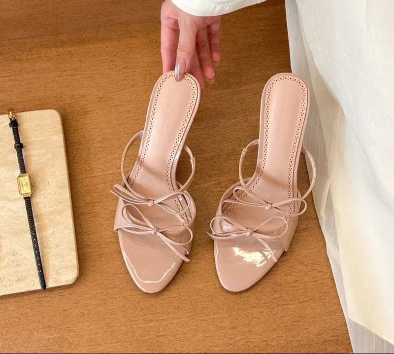 Open Toe Butterfly-knot High Heel Sandals