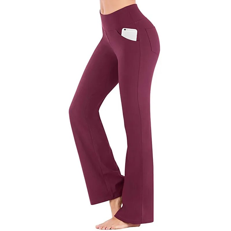 Women's Fall Casual Formal Pants Red