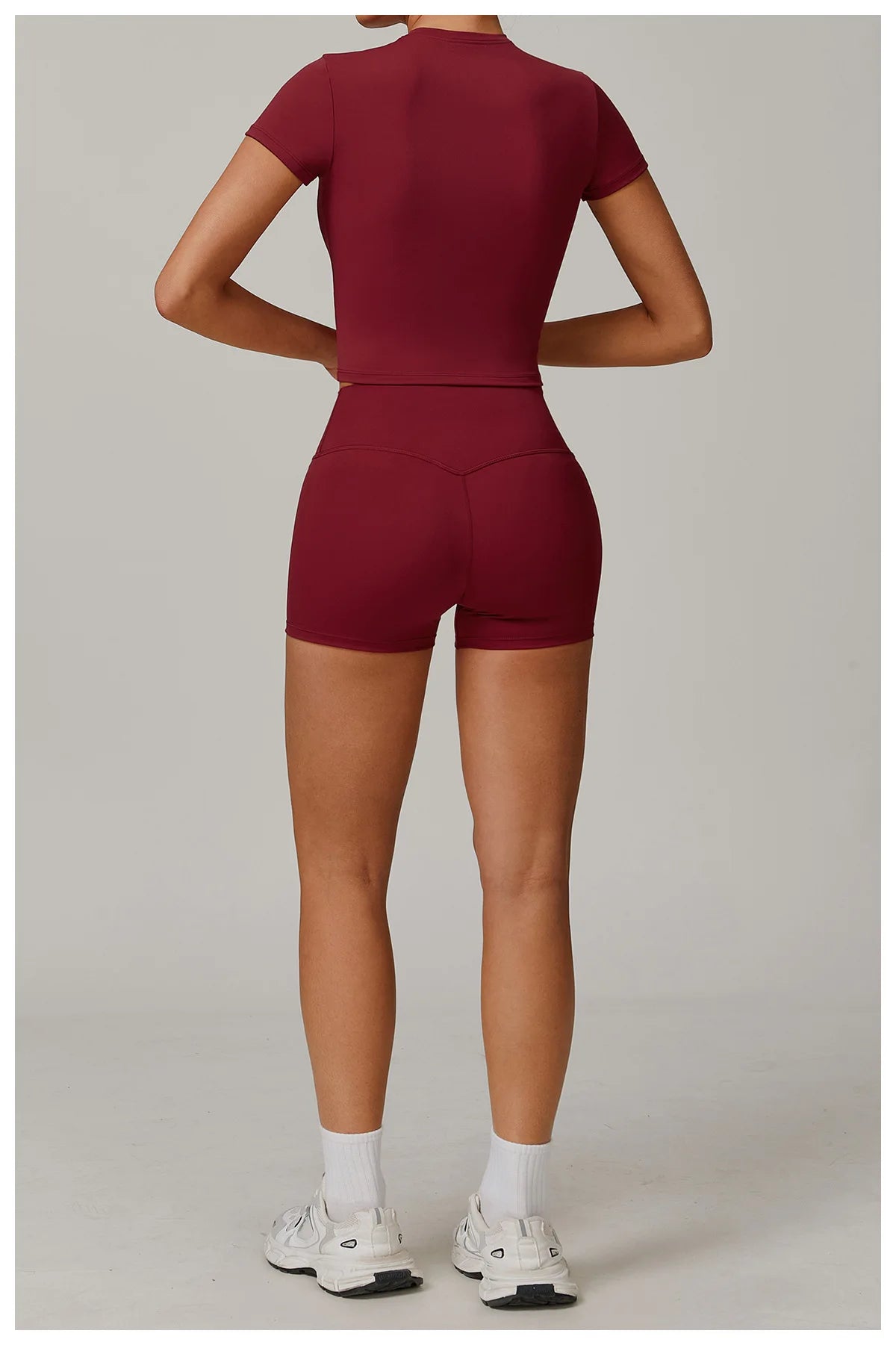 Short Sleeve round neck Yoga Gym Top