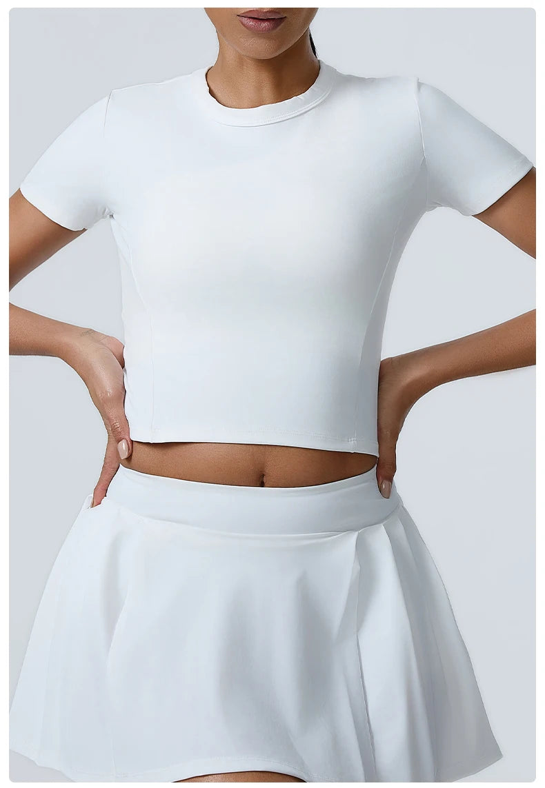 Workout Short Sleeve Yoga gym top