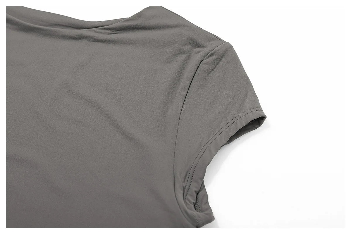 Short Sleeve Gym Workout Gym crop Tops