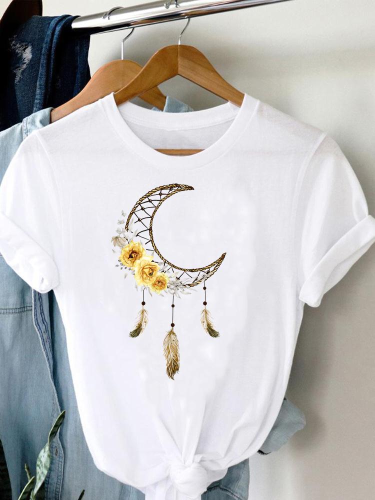 Summer Short Sleeve Print Graphic T Shirt