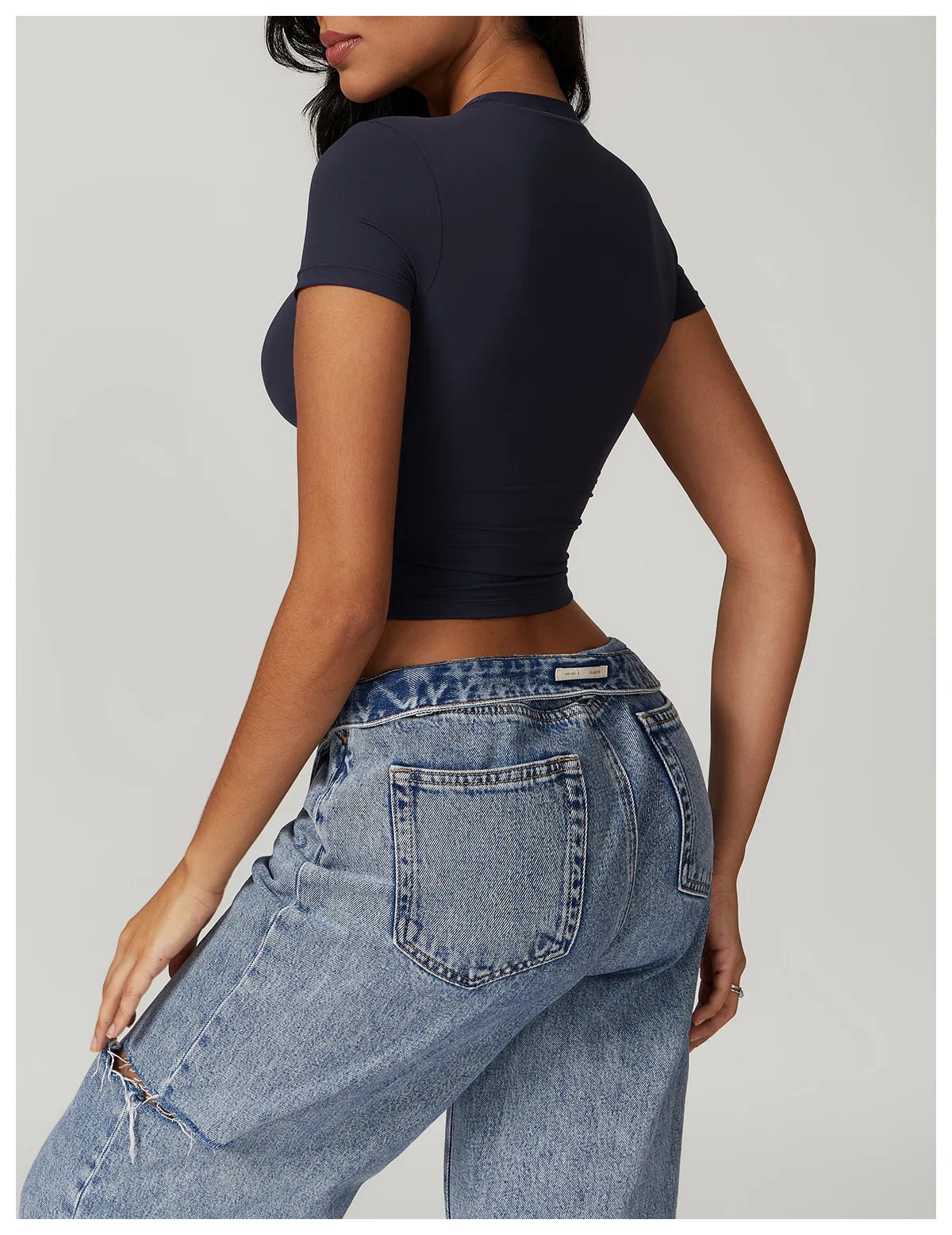 Short Sleeve Breathable Quick Dry Workout Gym Sports Yoga Top