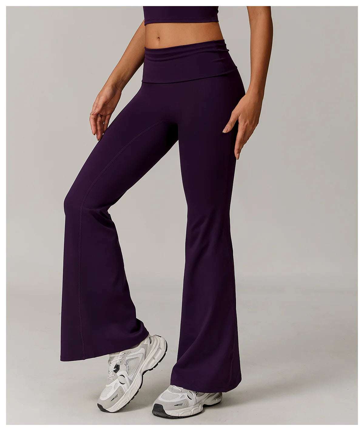 Bell-bottoms High Waist Wide Leg Fitness Workout Leggings