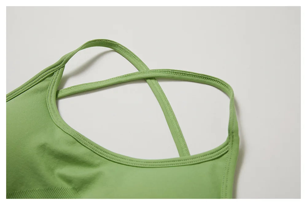 Seamless Yoga Gym 2 Piece shorts and bra Set