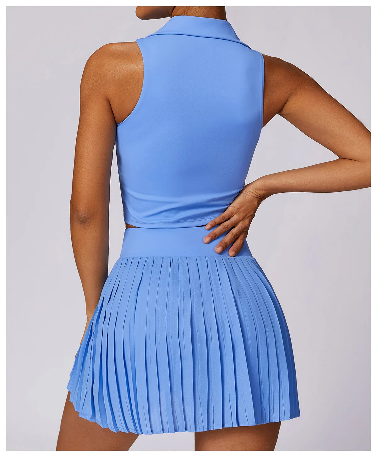 Workout Sports Skort Skirt top tennis set