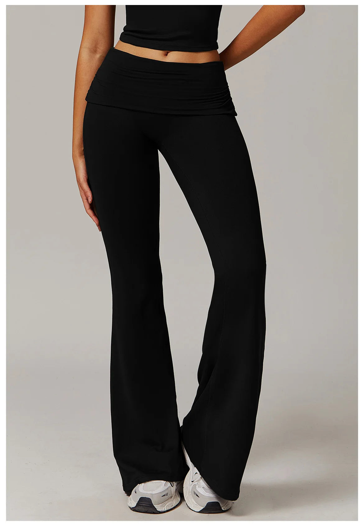 Bell-bottoms wide leg fitness Sport Leggings