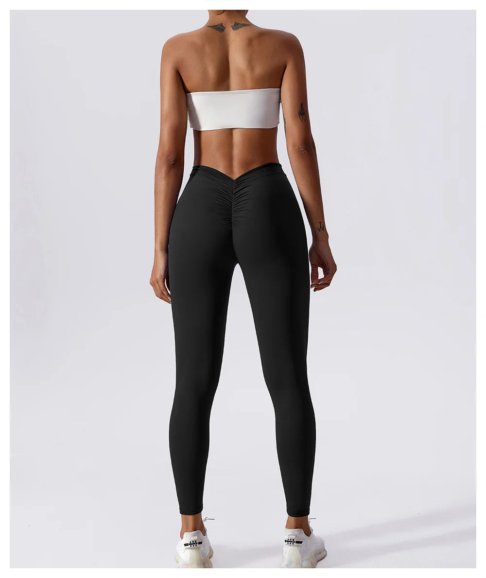 Seamless Sports High Waist Fitness Leggings