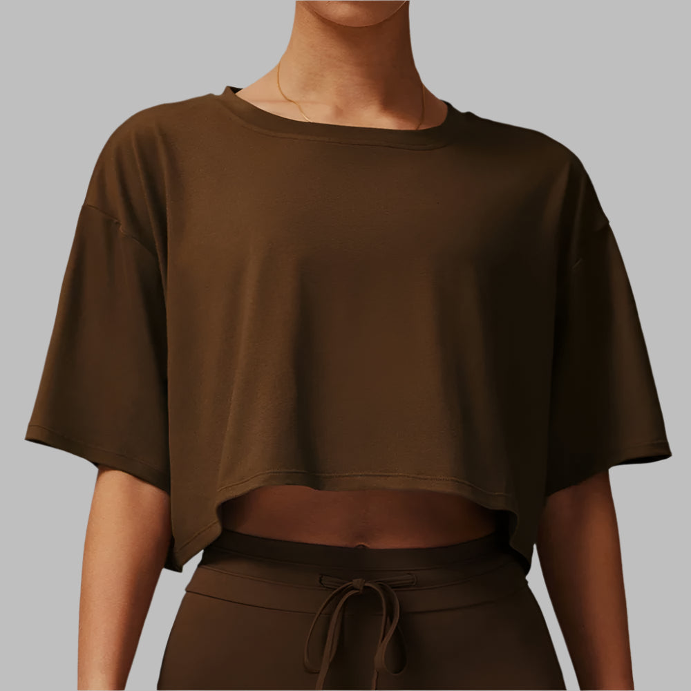 Loose Fitness gym crop Top