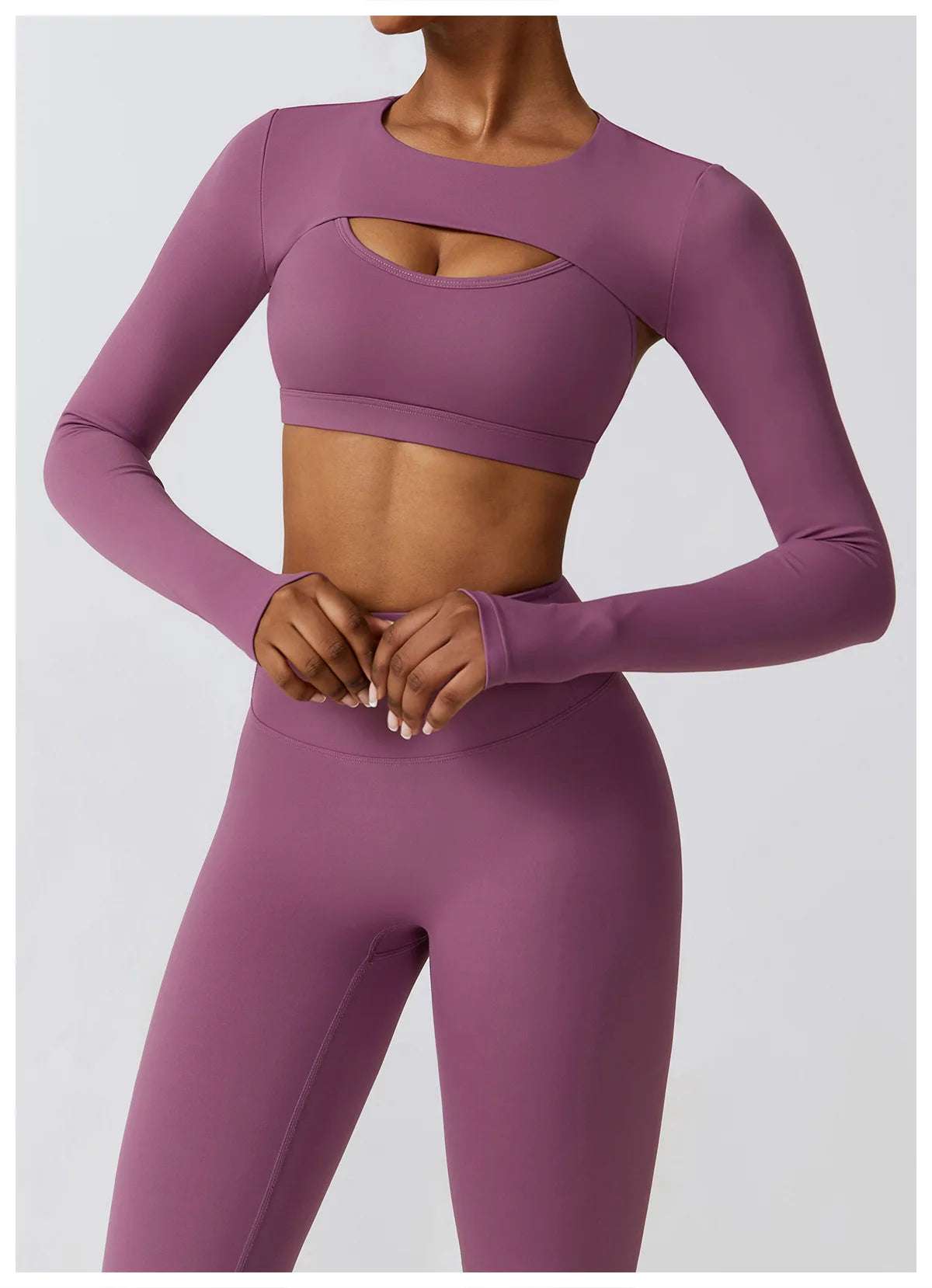Long Sleeved Fitness Gym Top