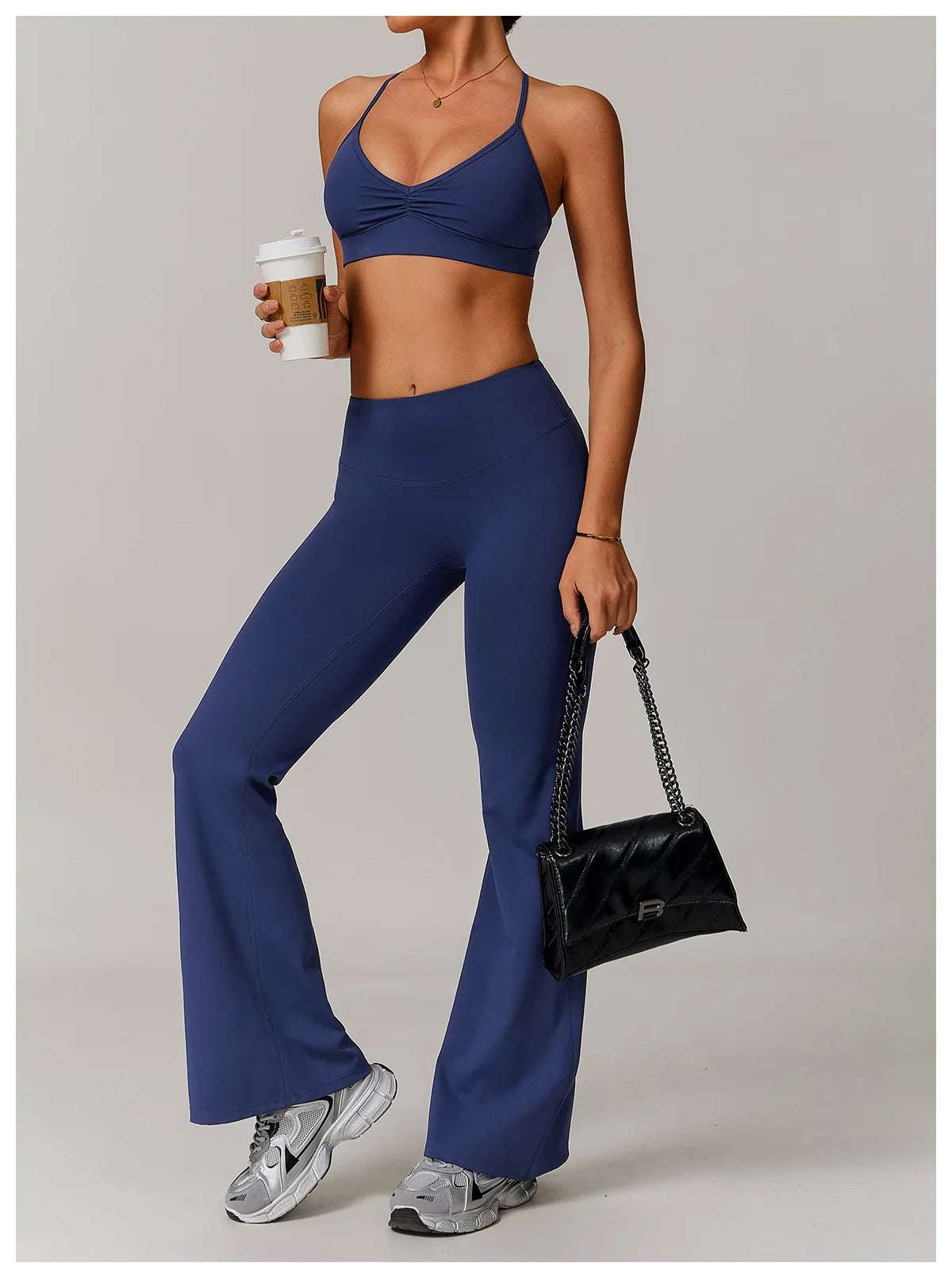 Shoulder Straps Fitness Sports Bra