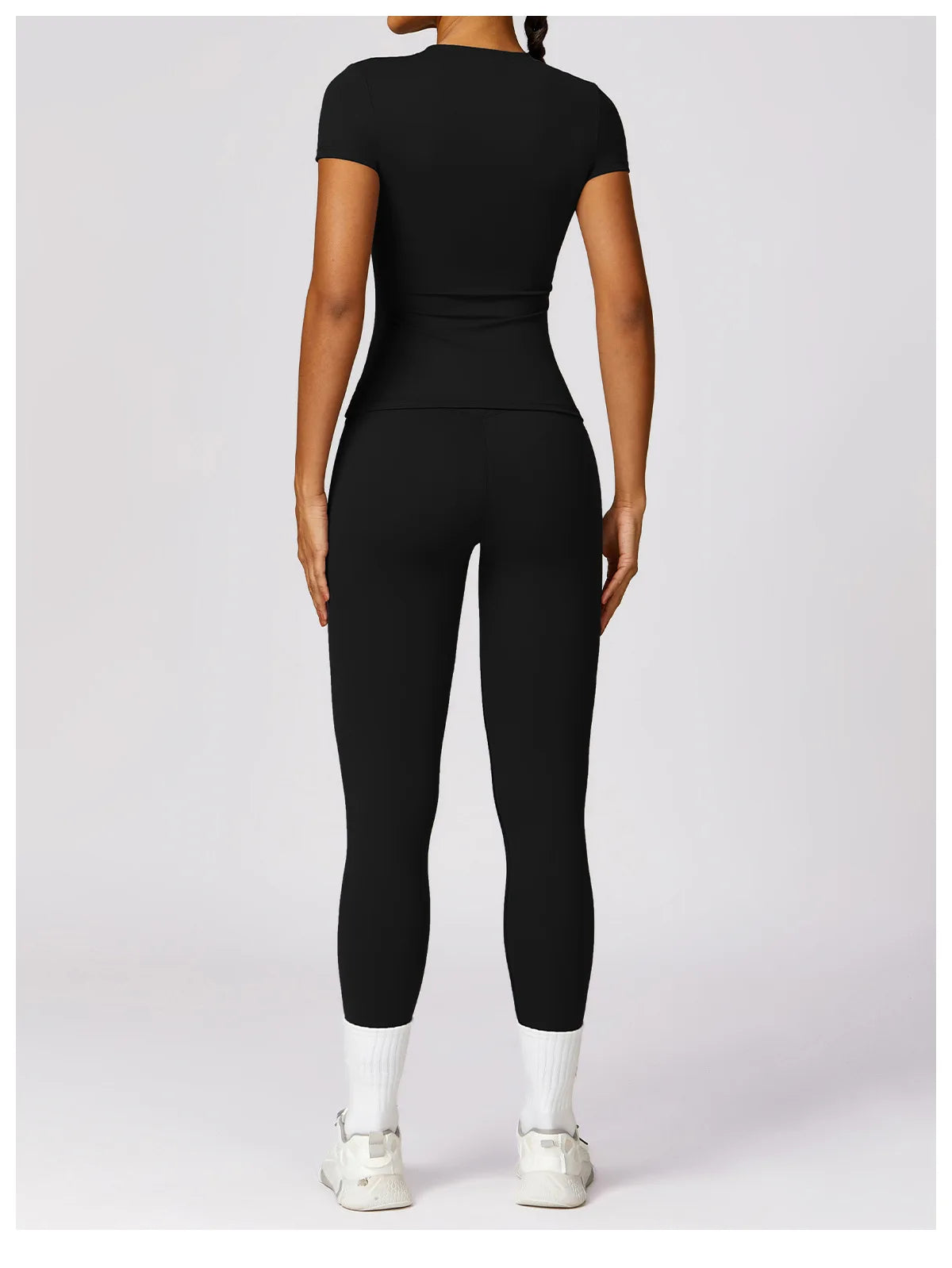 Seamless Short Sleeve Yoga Gym Top