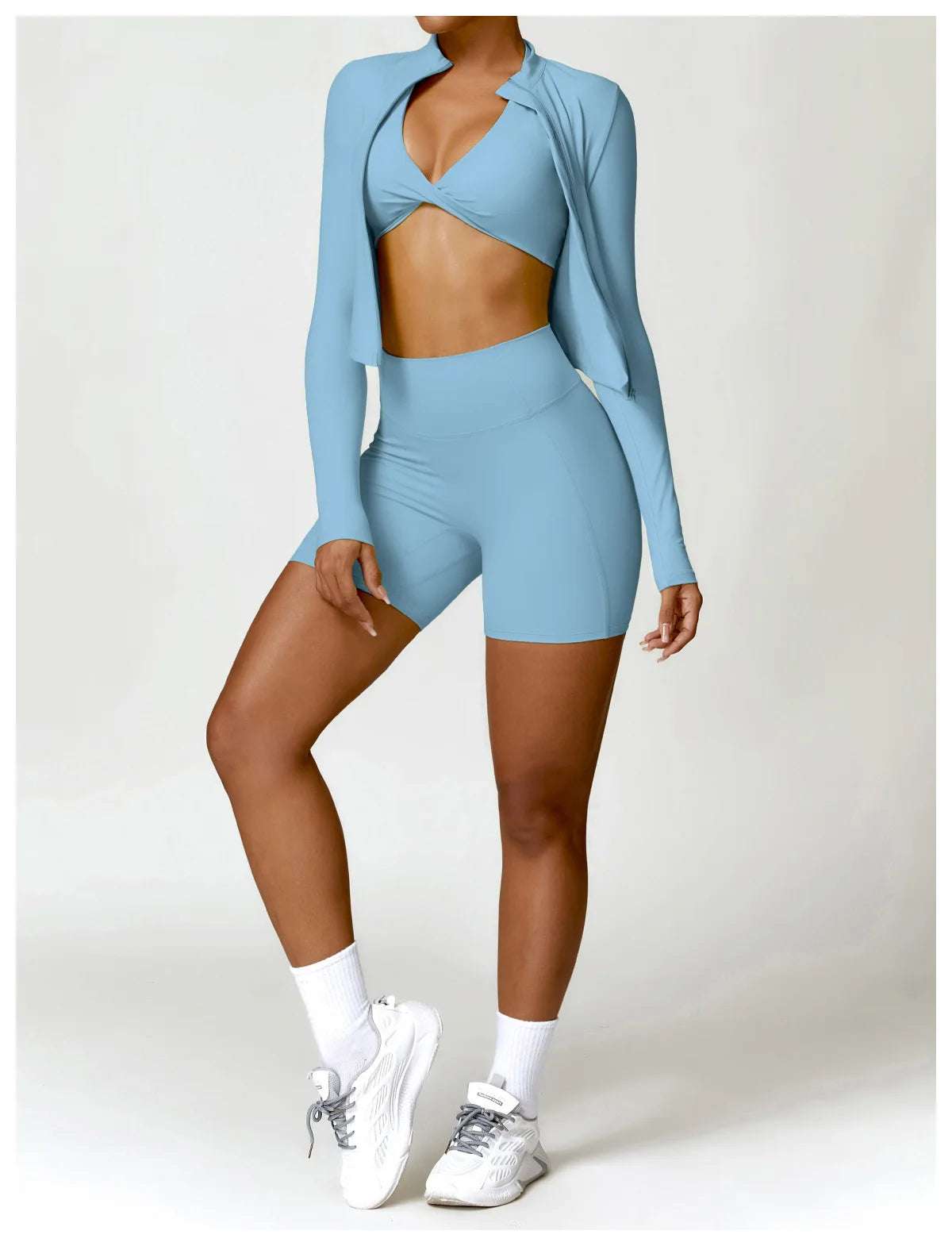 Full Zip-up Yoga Gym Workout Jacket