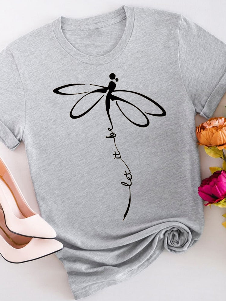 Summer Short Sleeve Print Graphic T Shirt