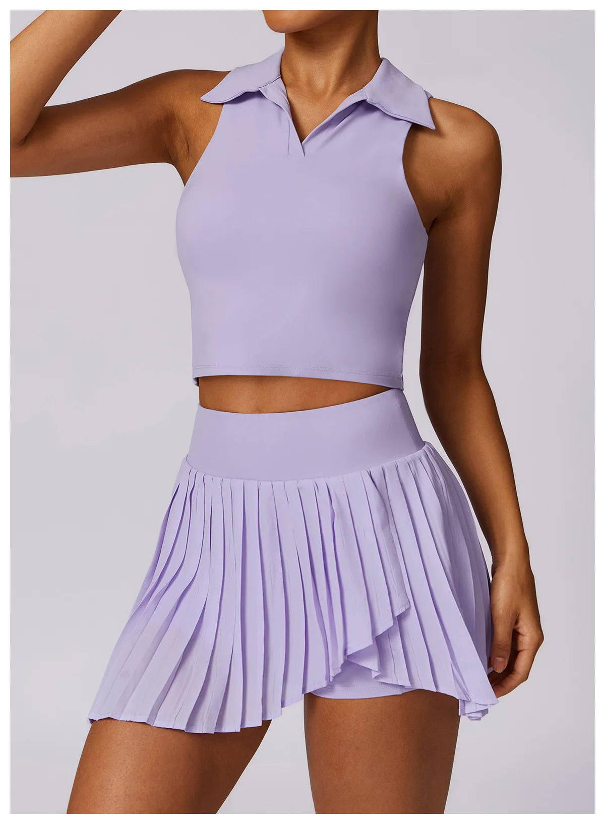 Workout Sports Skort Skirt top tennis set