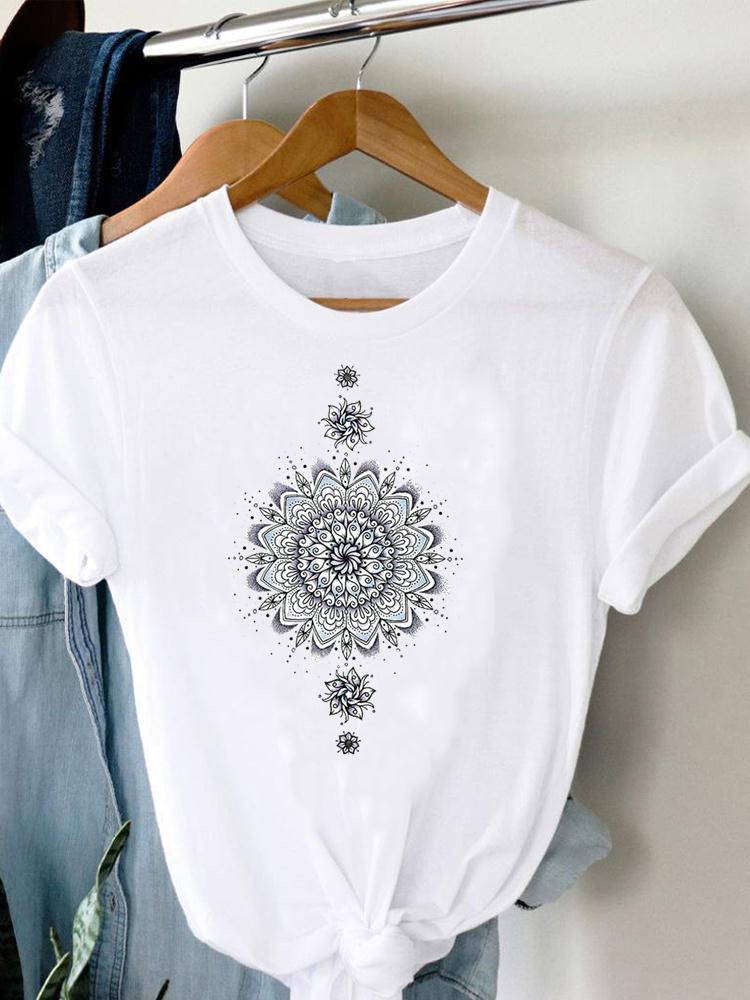 Summer Short Sleeve Print Graphic T Shirt
