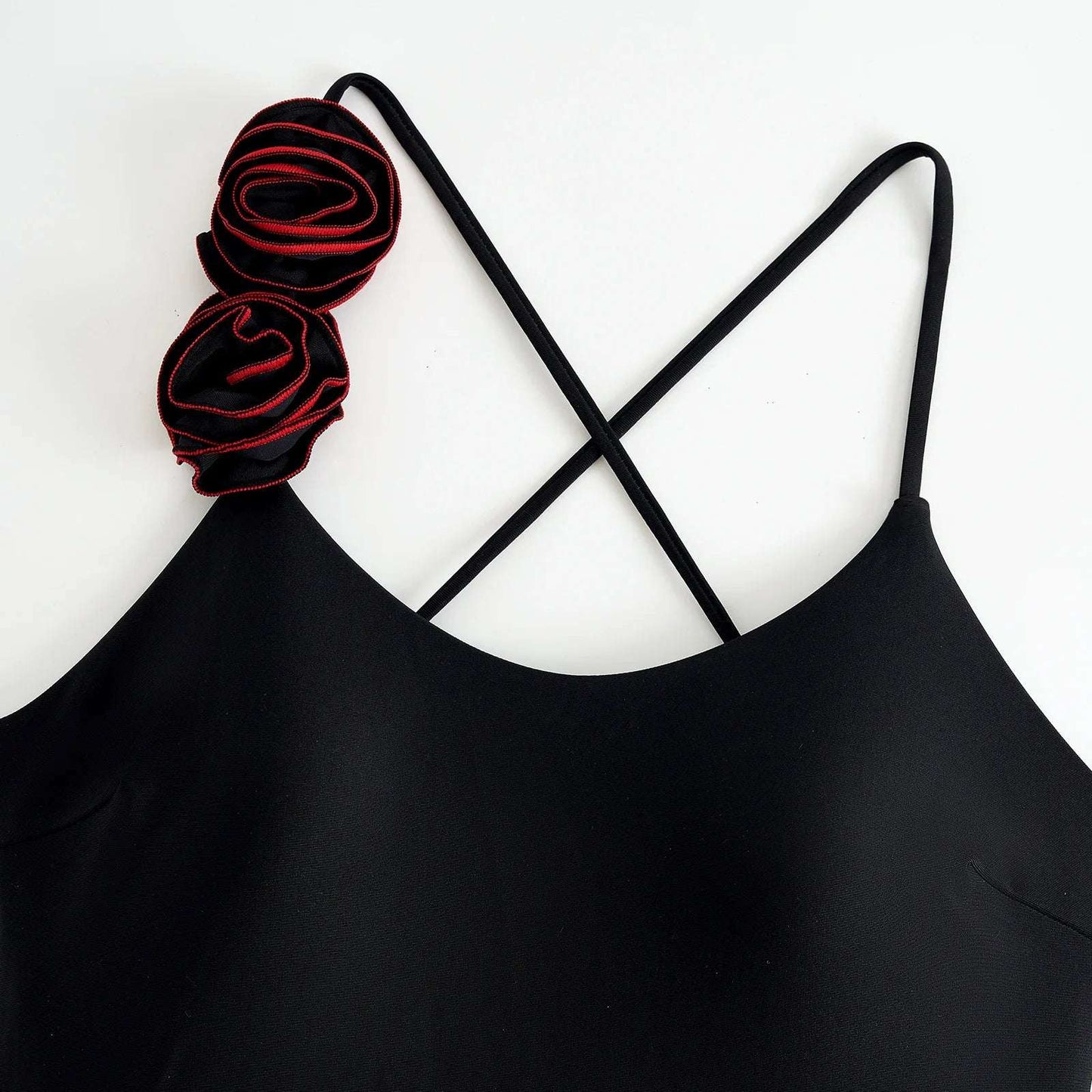 Flower Cross Back one piece swimsuit