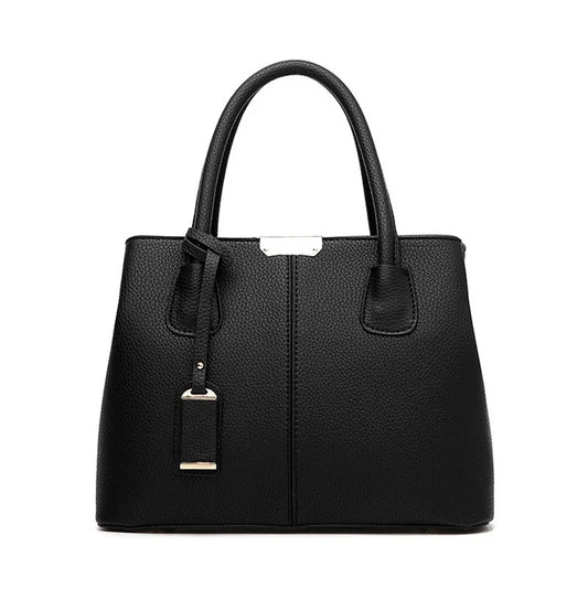 PU Leather classic shoulder Handbag