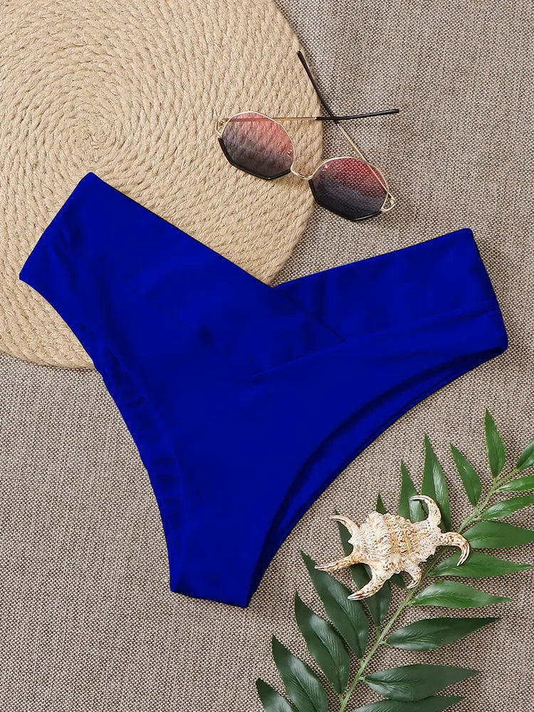 High Waist Thong Swimwear Trunk Bikini Top