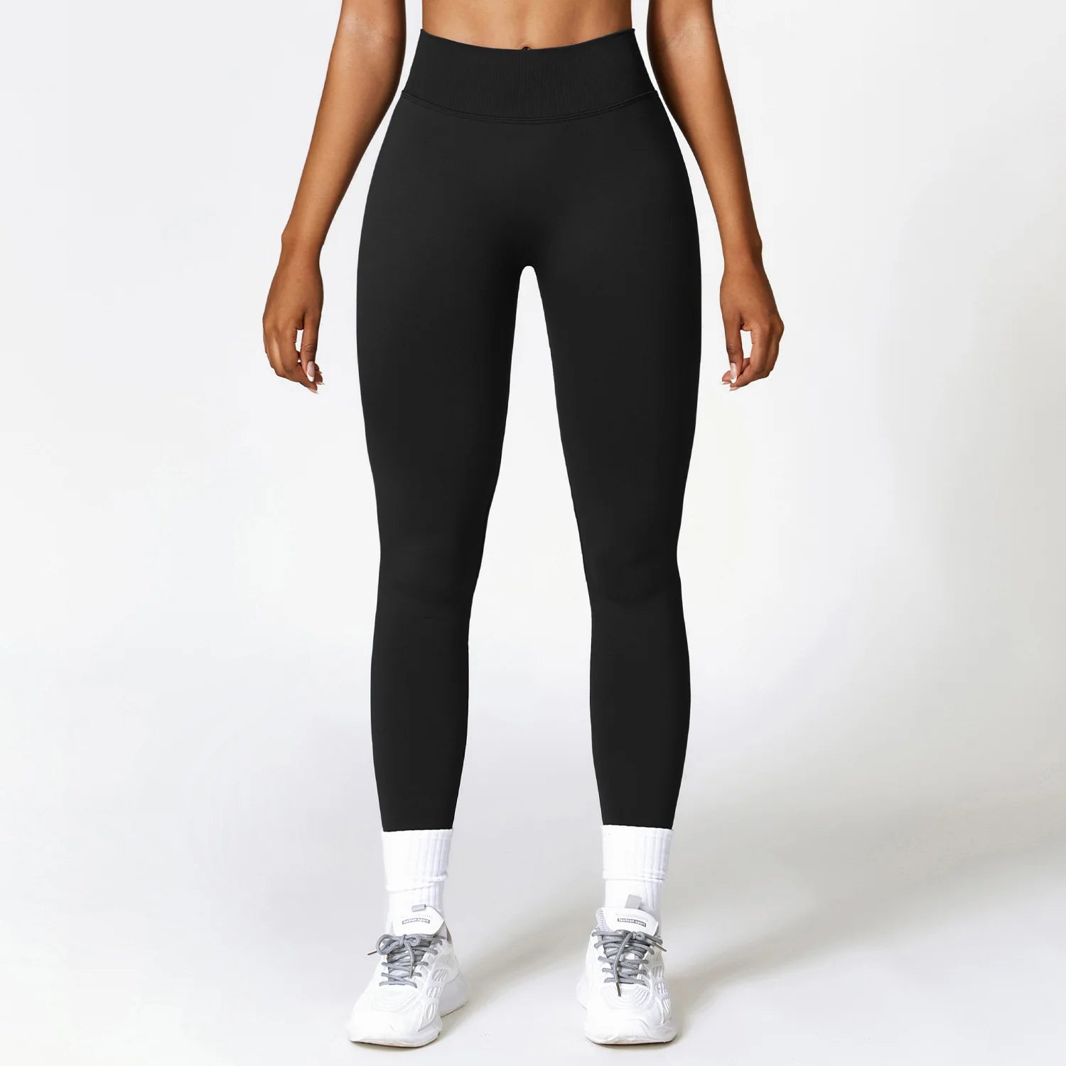 Women seamless Sports High Waist Fitness Leggings Advanced Black