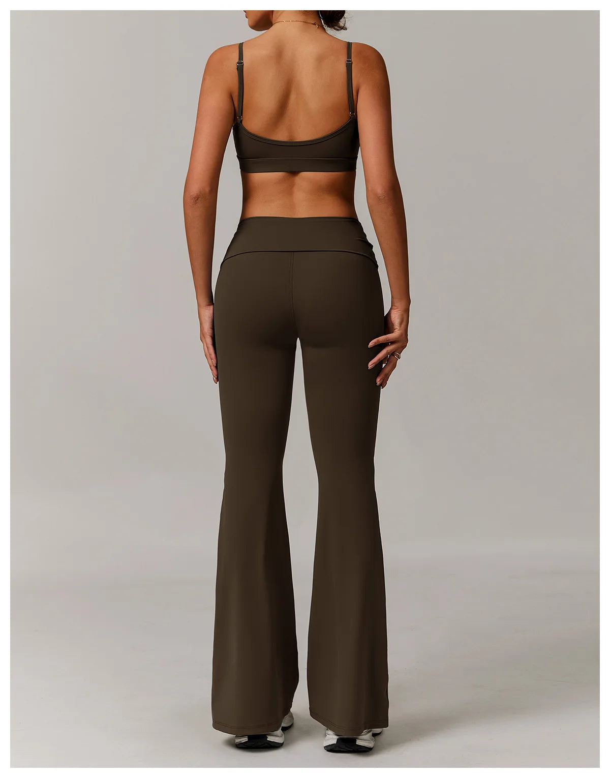 Bell-bottoms High Waist Wide Leg Fitness Workout Leggings