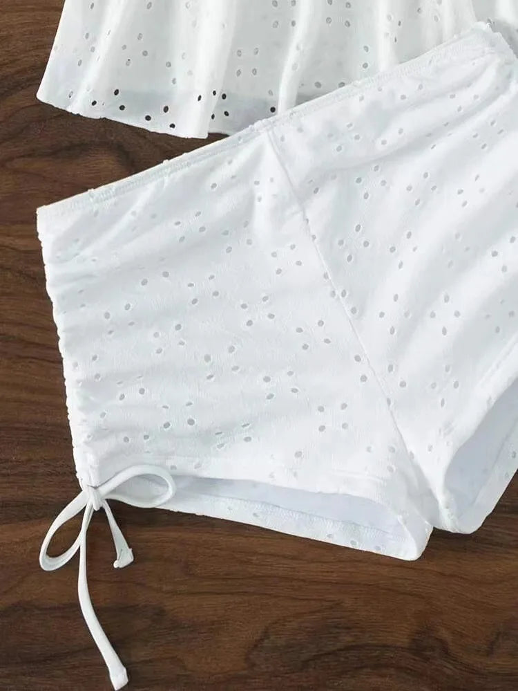 Two Pieces Push Up Tankini swimsuit Set