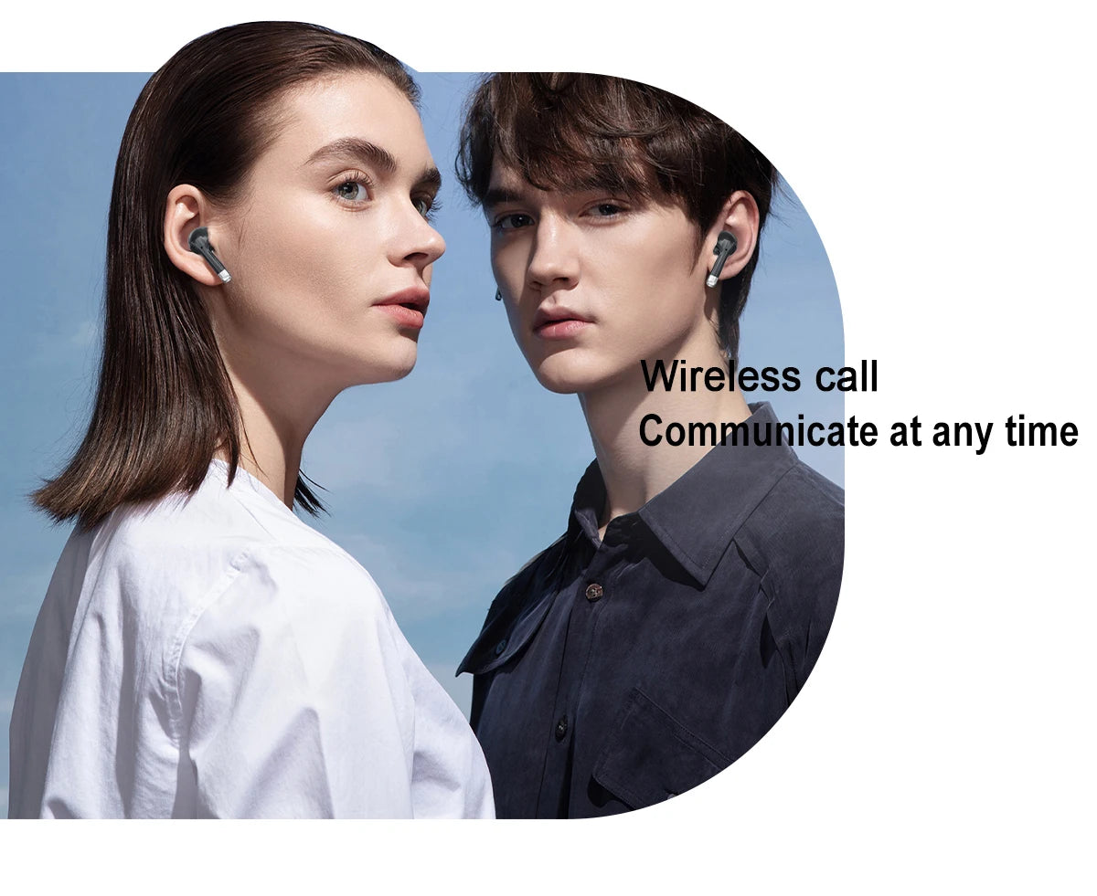2.01 inch TWS 2-in-1 Earphones Bluetooth Call NFC Heart Rate Blood Pressure Health Monitor Music Smartwatch