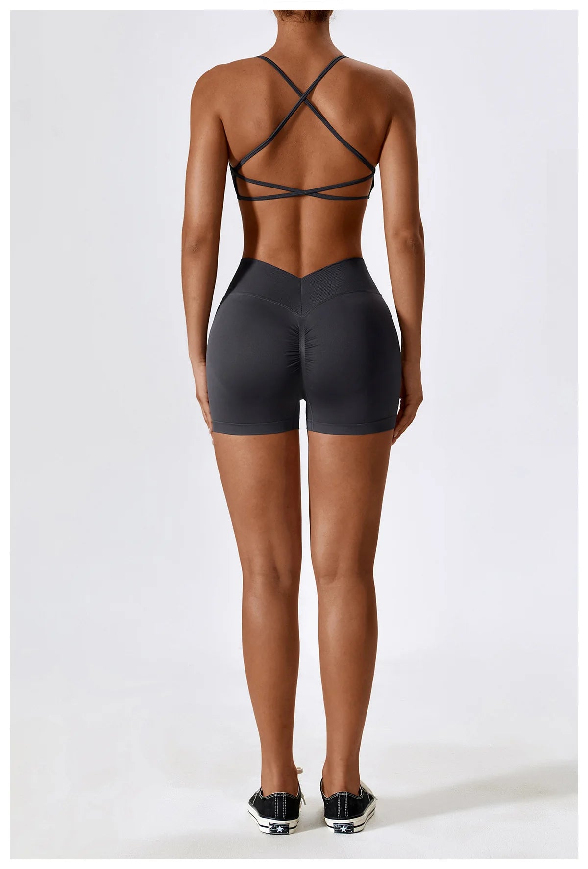 Seamless Yoga Gym 2 Piece shorts and bra Set