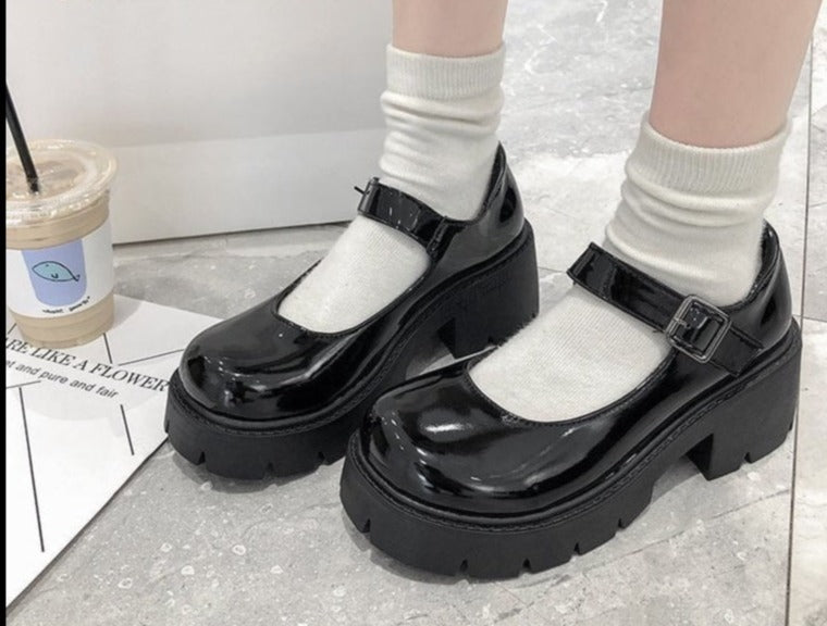 Women mary janes platform Lolita shoes