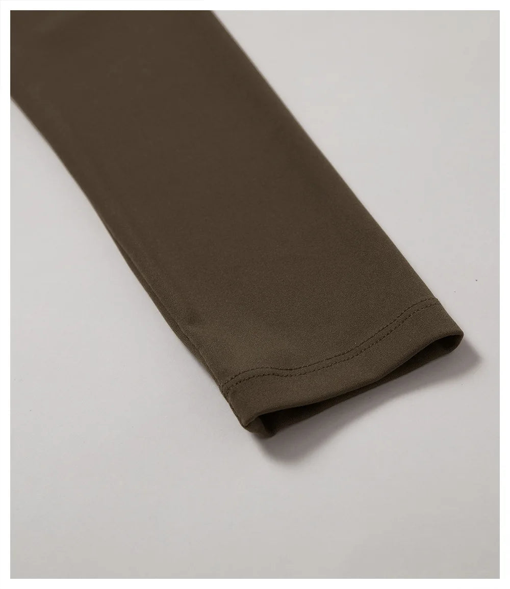 Long Sleeve square neck Workout Gym Top