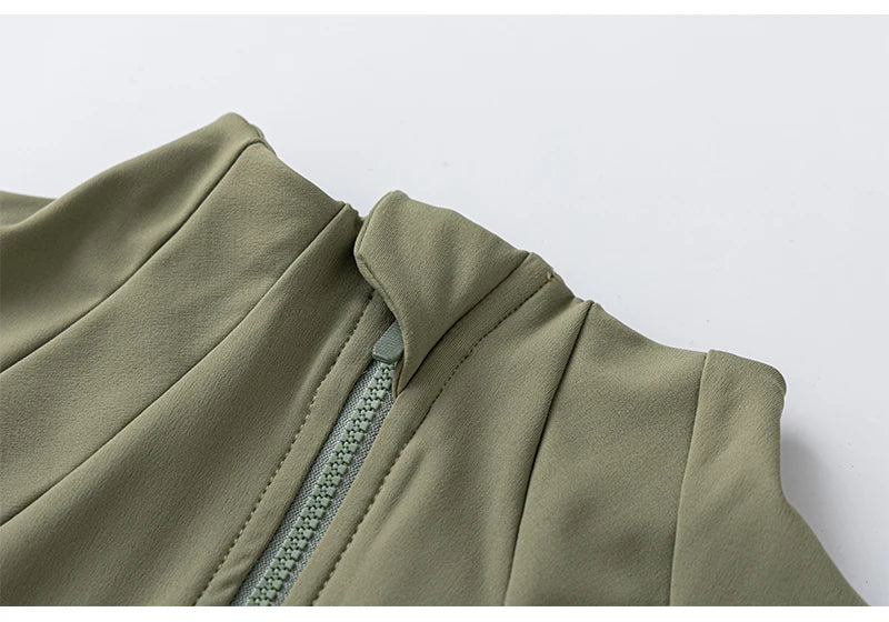 Long-sleeved zipper Fitness Running gym Top Jacket