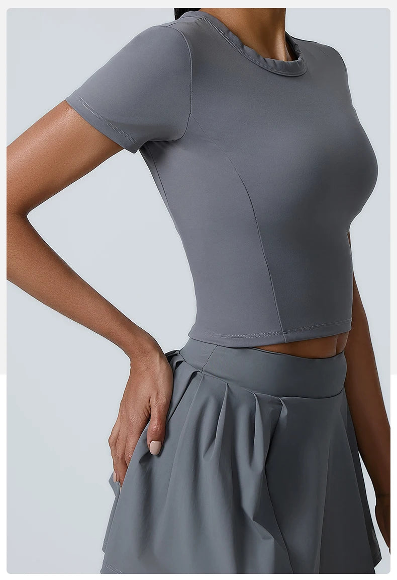 Workout Short Sleeve Yoga gym top