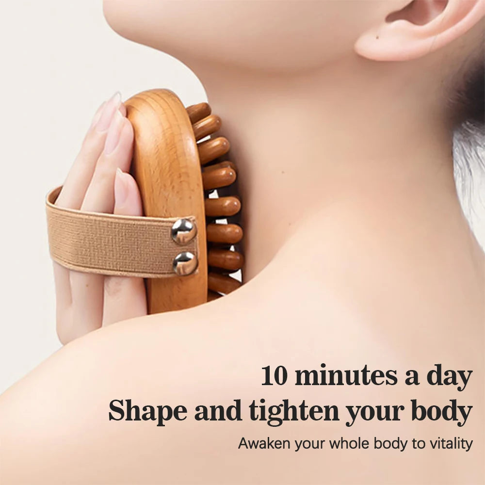 Multi-Functional Body Anti Cellulite Brush Head Scalp Body Massage Brush