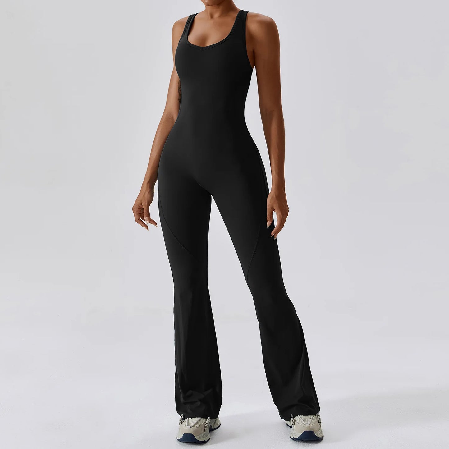 Workout Sports Fitness Jumpsuit Advanced Black