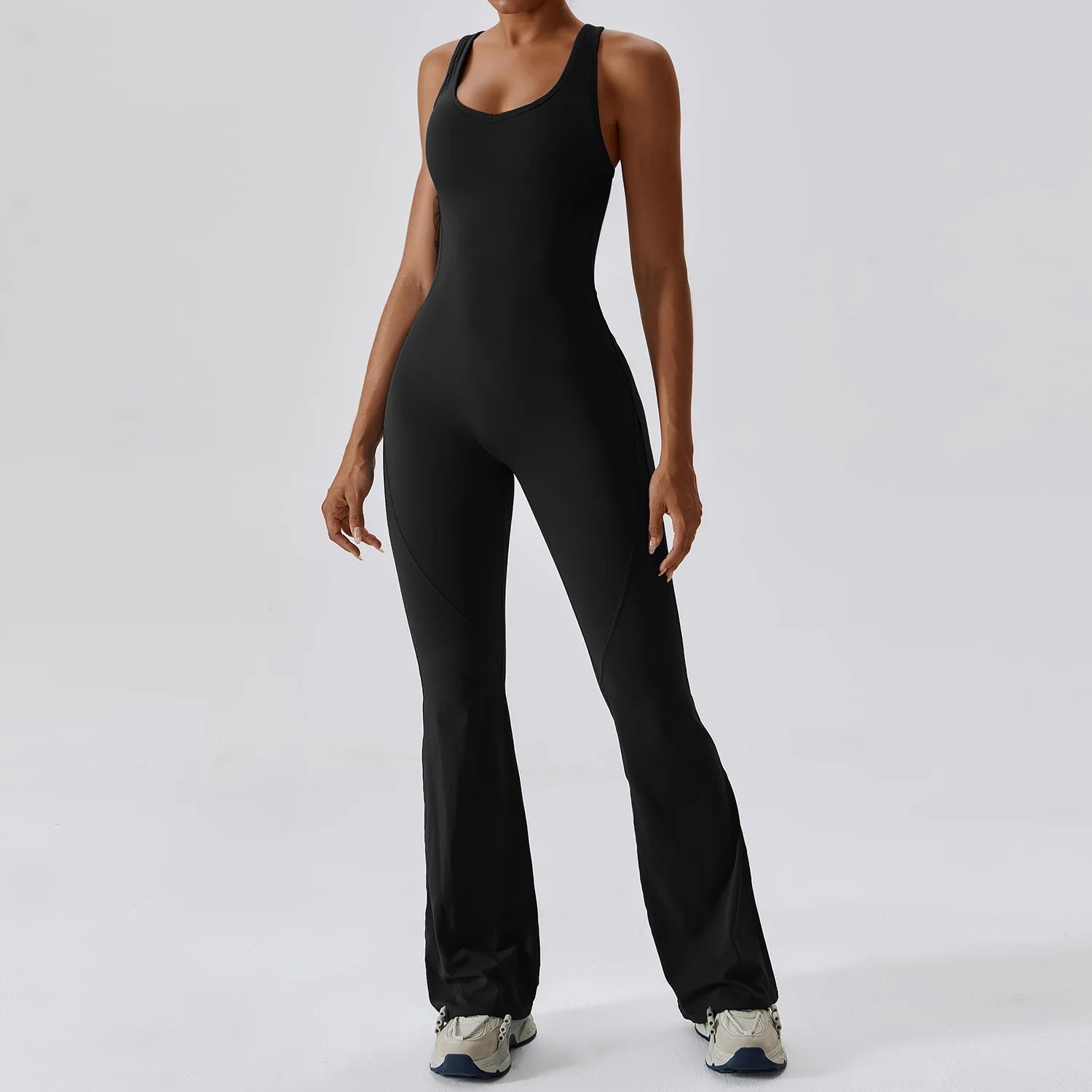 Workout Sports Fitness Jumpsuit Advanced Black