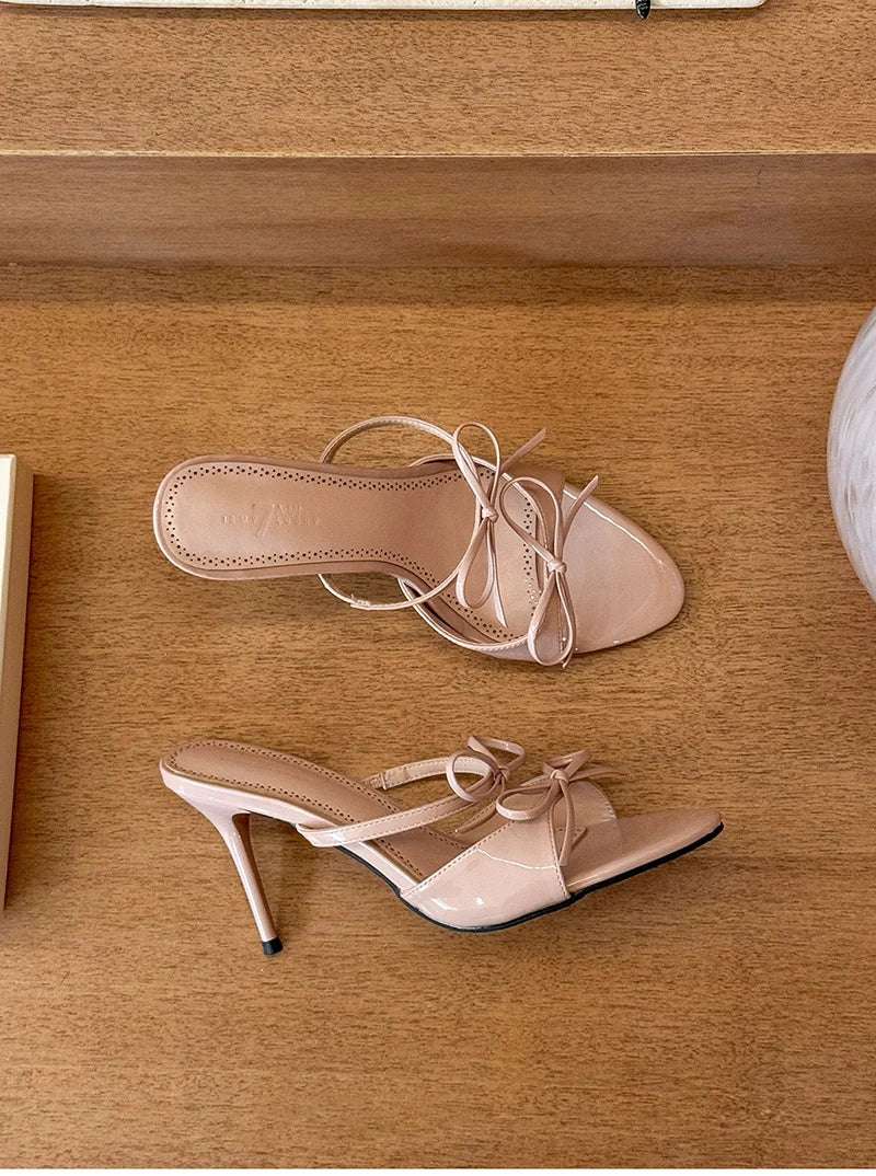 Open Toe Butterfly-knot High Heel Sandals