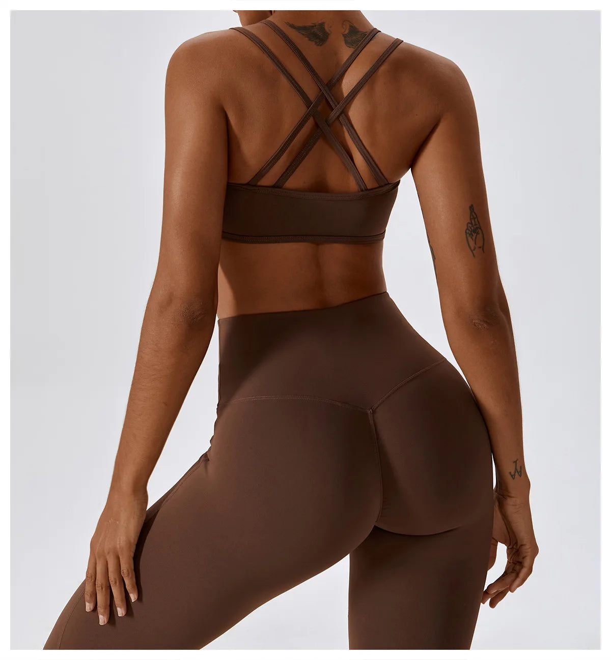 Push Up Breathable Fitness High Impact Yoga Sports Bra