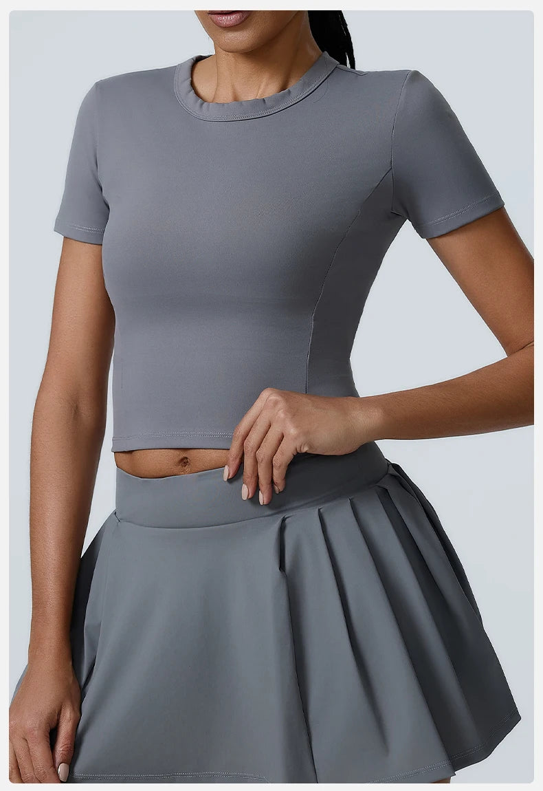 Workout Short Sleeve Yoga gym top