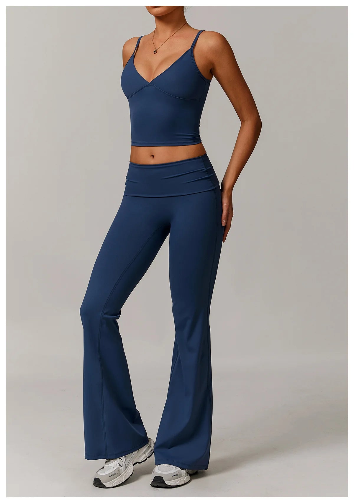 Bell-bottoms High Waist Wide Leg Fitness Workout Leggings