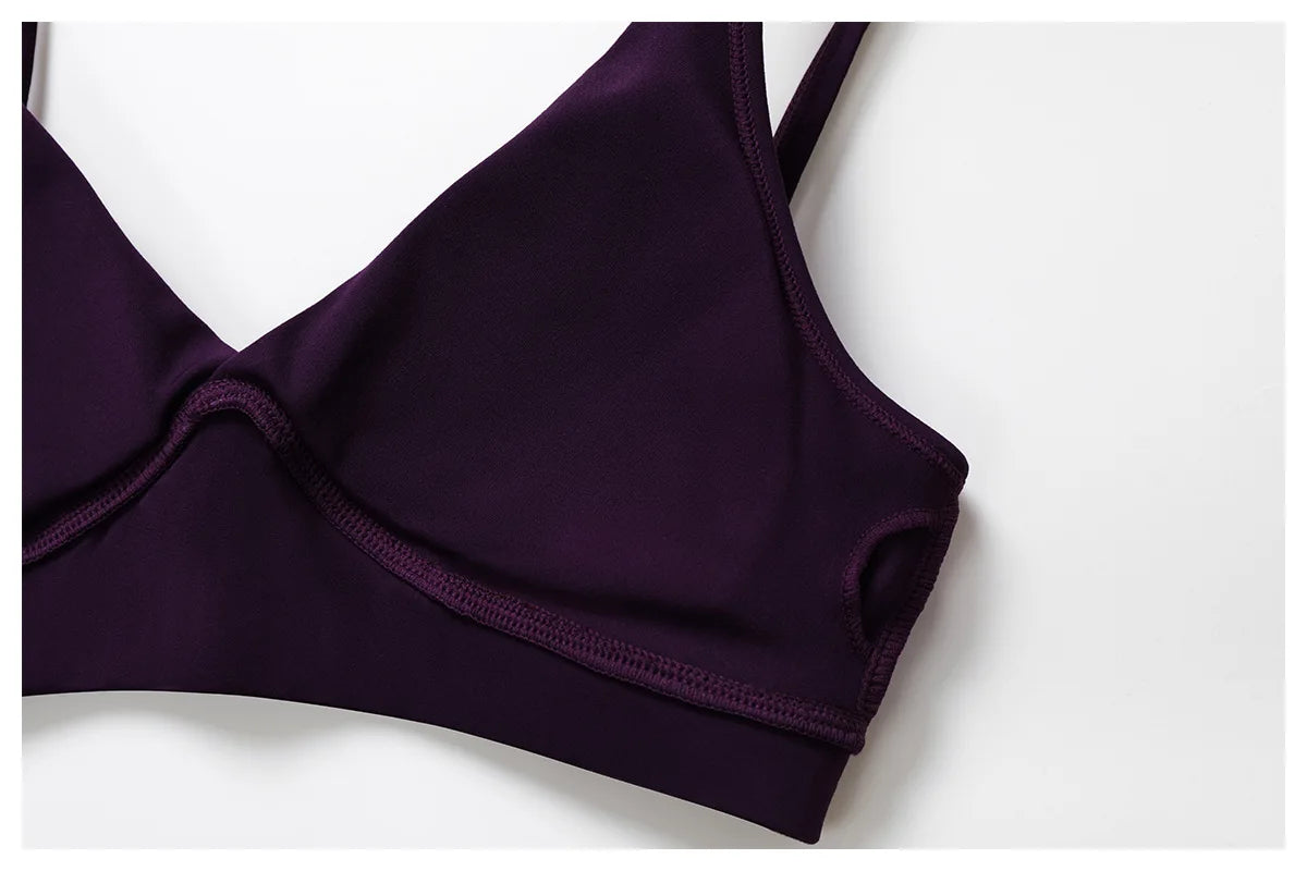 Breathable Shockproof Push Up gym Workout Top