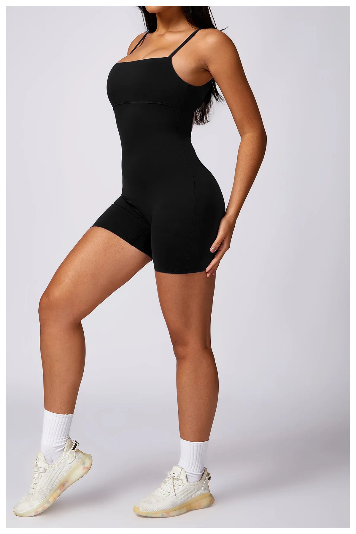 Backless Scrunch Butt Gym Workout Yoga shorts suit