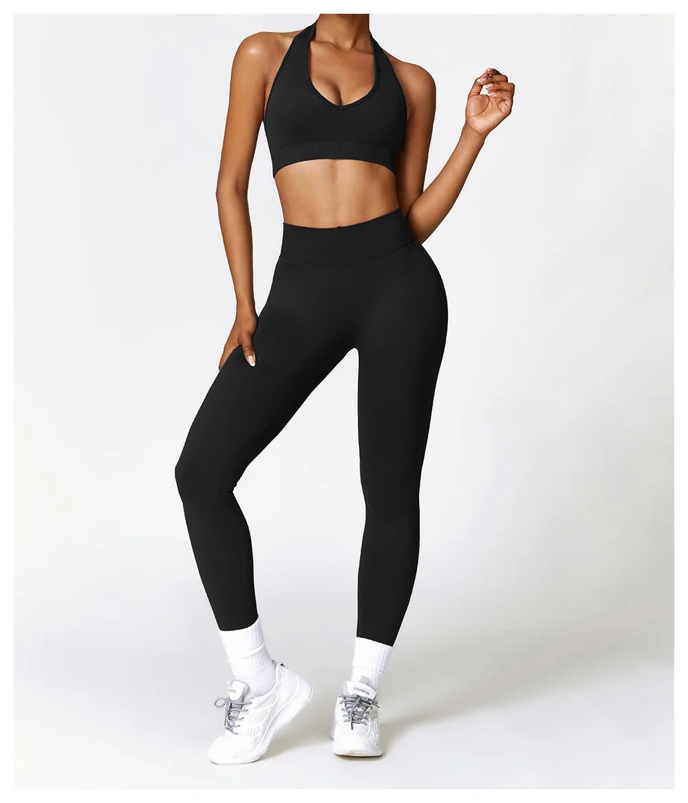 Women seamless Sports High Waist Fitness Leggings