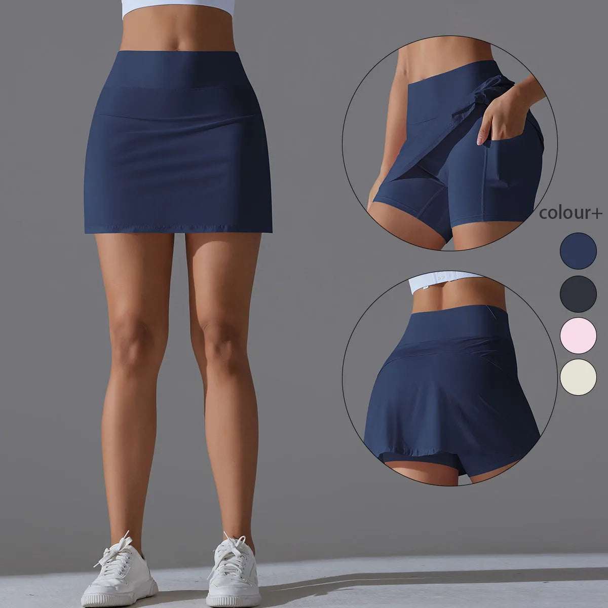 Yoga Skirt Badminton Tennis high waist shorts Skirt