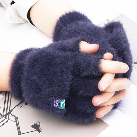 Soft Warm fluffy gloves