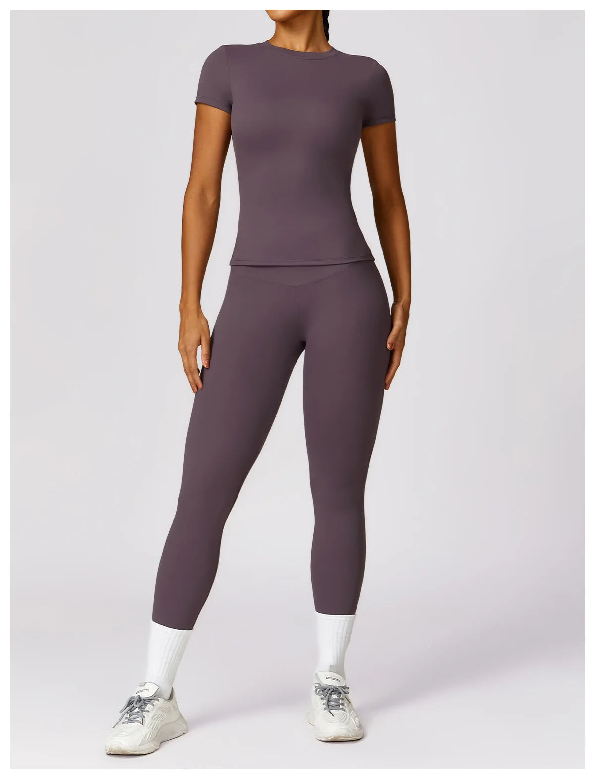 Seamless Short Sleeve Yoga Gym Top