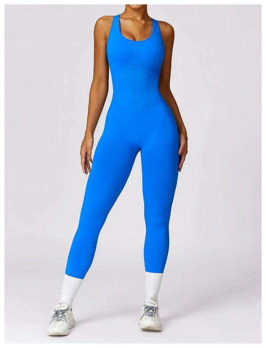 Seamless One-Piece Women's Yoga Fitness Workout Stretch suit