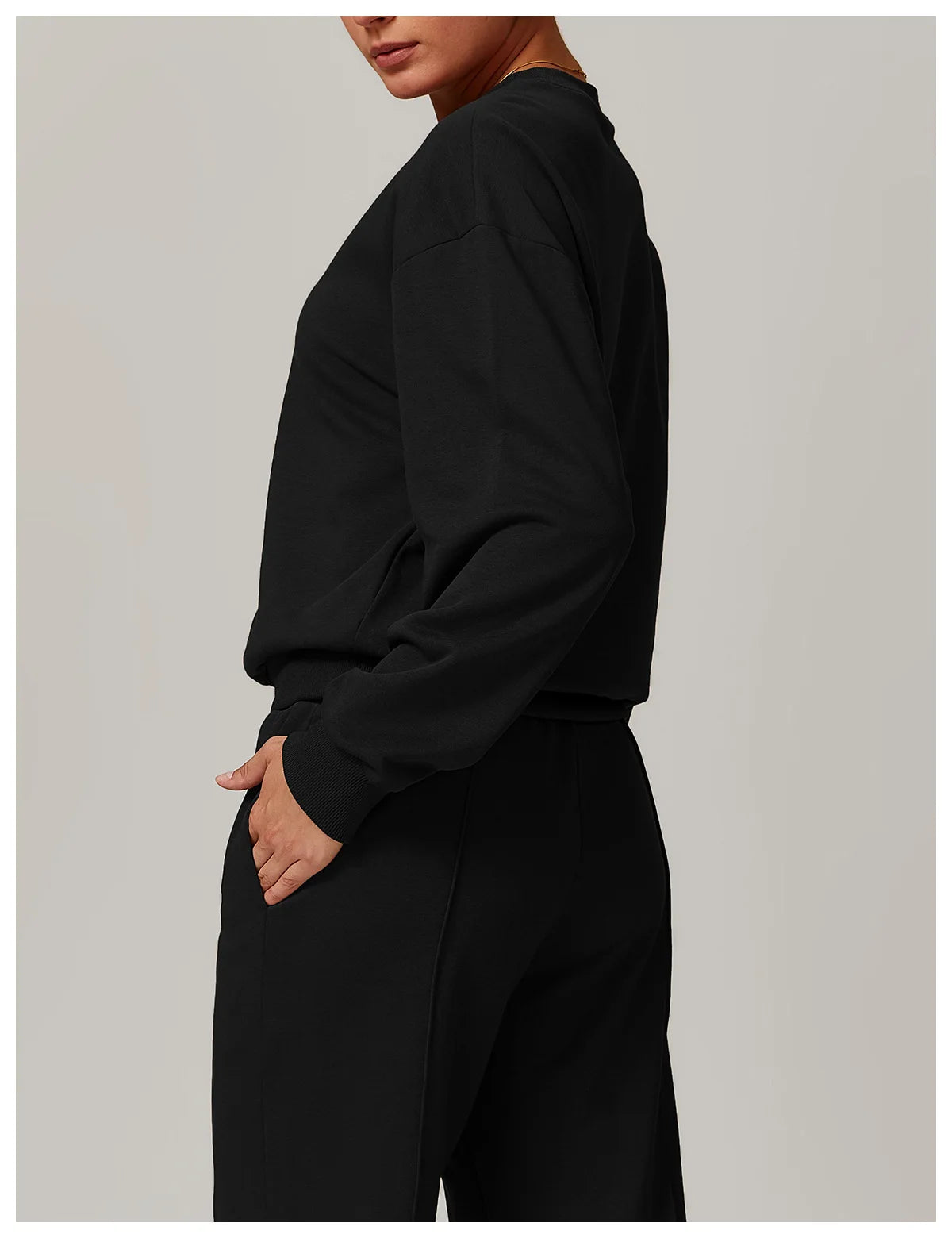 Round Neck Casual Women's sweatshirt