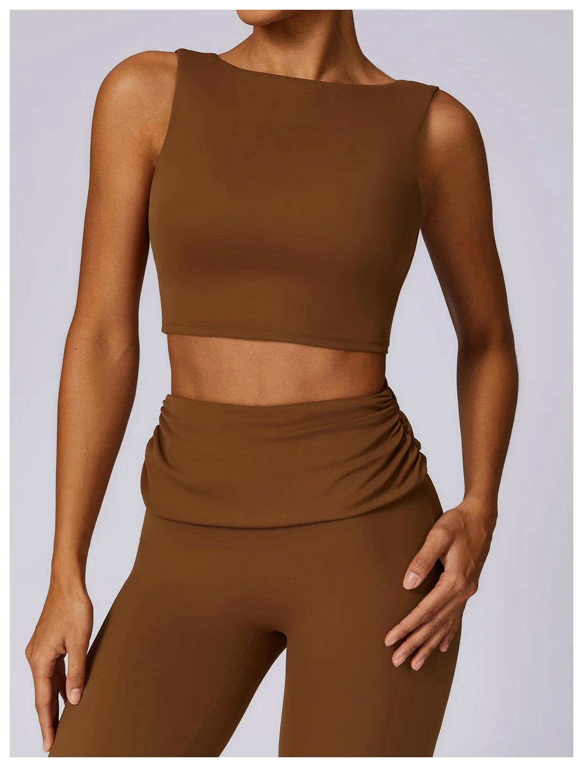 High Strength Shockproof gym workout Crop Top