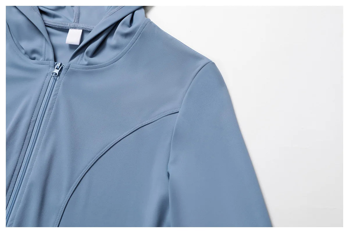 Zipper Long Sleeve Sports Jacket